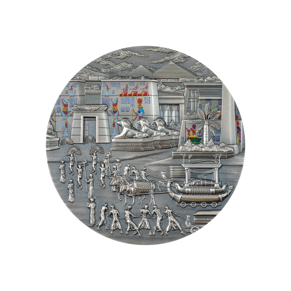 EGYPTIANS Afterlife Rites of Passage 2 Oz Silver Coin $10 Palau 2023