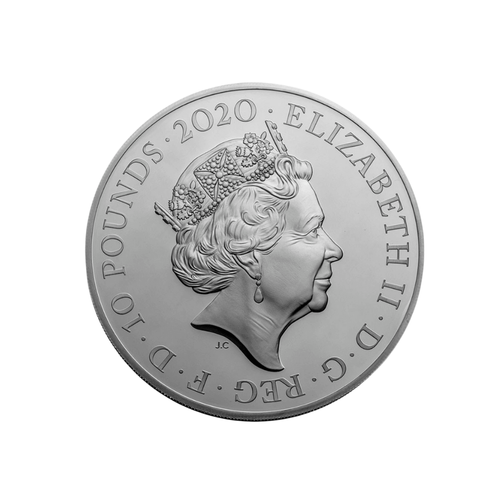 ELTON JOHN Music Legends 5 Oz Silver Coin 10 Pounds United Kingdom 2020