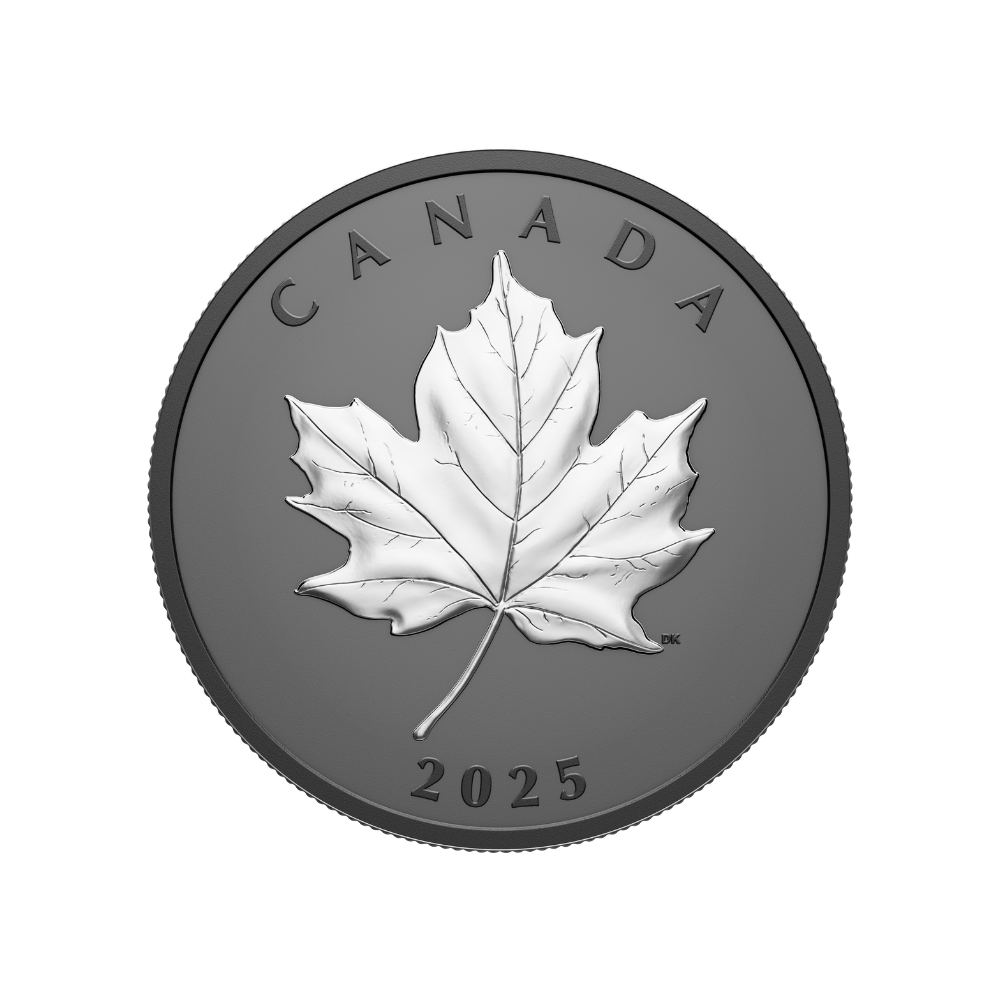 Elegant Maple 1 Oz Fine Silver Coin Canada 2025