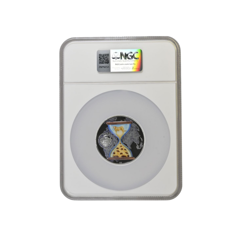 Endangered Animals ASIATIC CHEETAH 3 Oz Silver Coin $20 Palau 2023- NGC Graded PF 69 & PF 70 Ultra Cameo