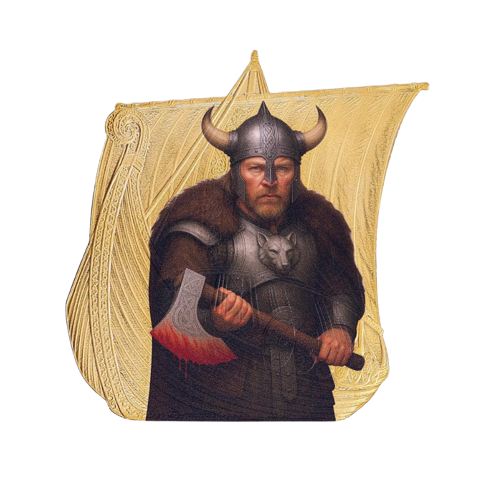 Erik Bloodaxe Sail with the Vikings 1 Oz Silver Coin 2026 Power Coin