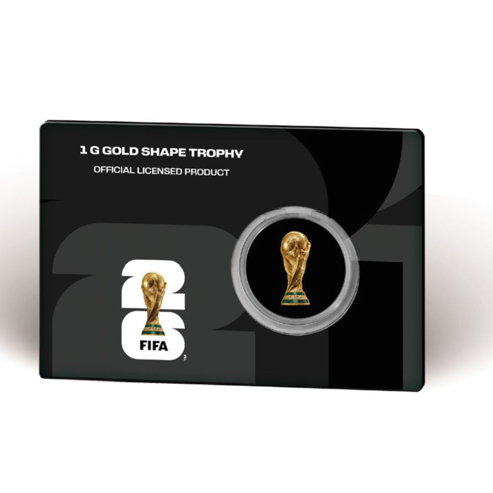 FIFA 2026 Trophy Replica 1g Shaped Gold Coin