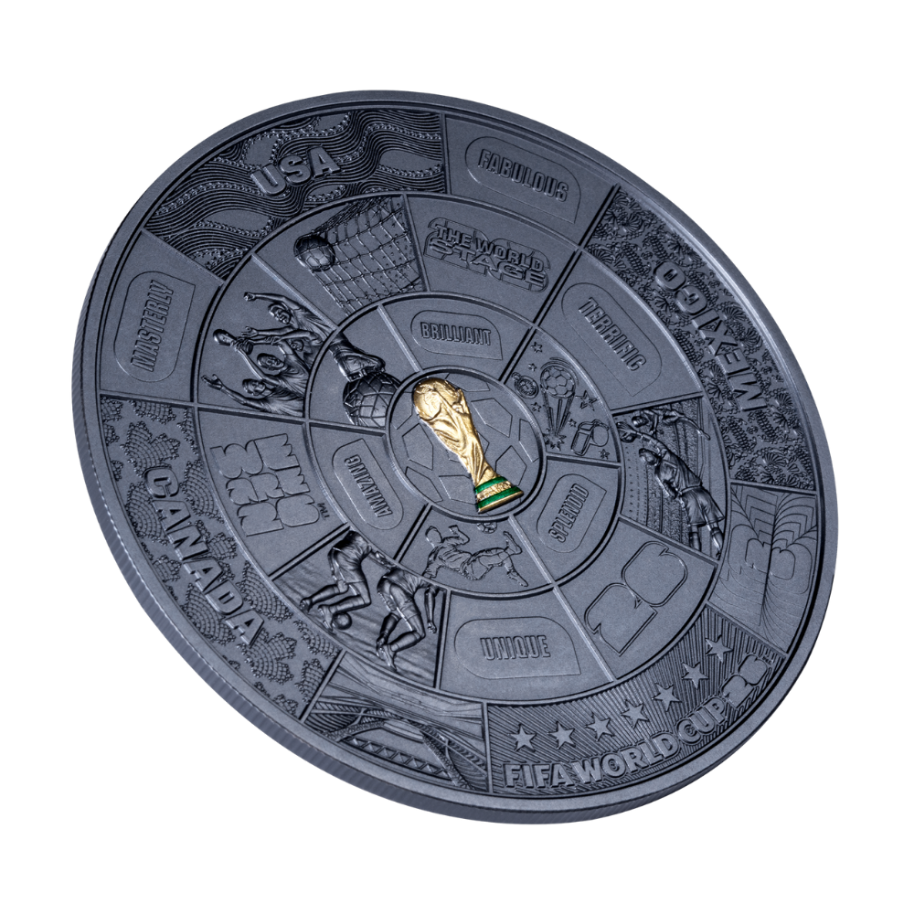 FIFA Maze Coin 2 Oz Silver 2026 MDM