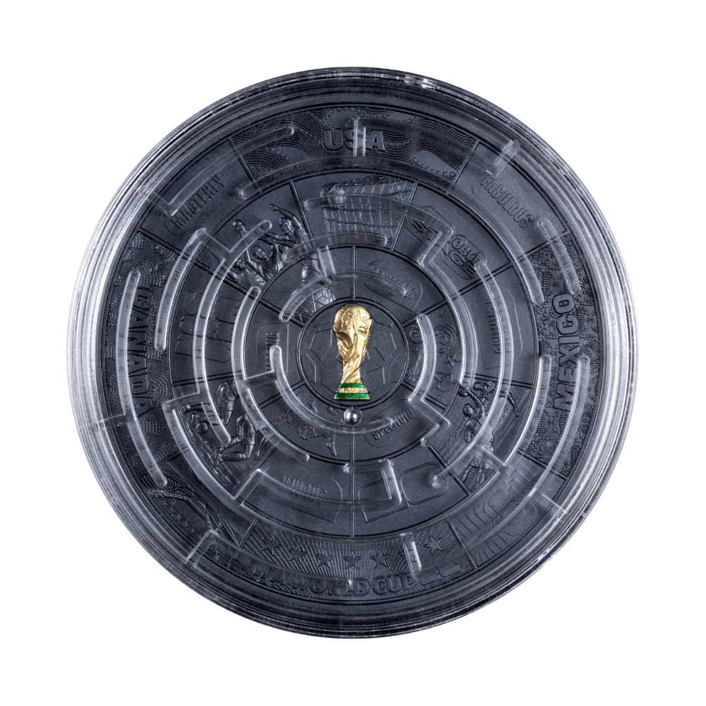 FIFA Maze Coin 2 Oz Silver 2026 MDM