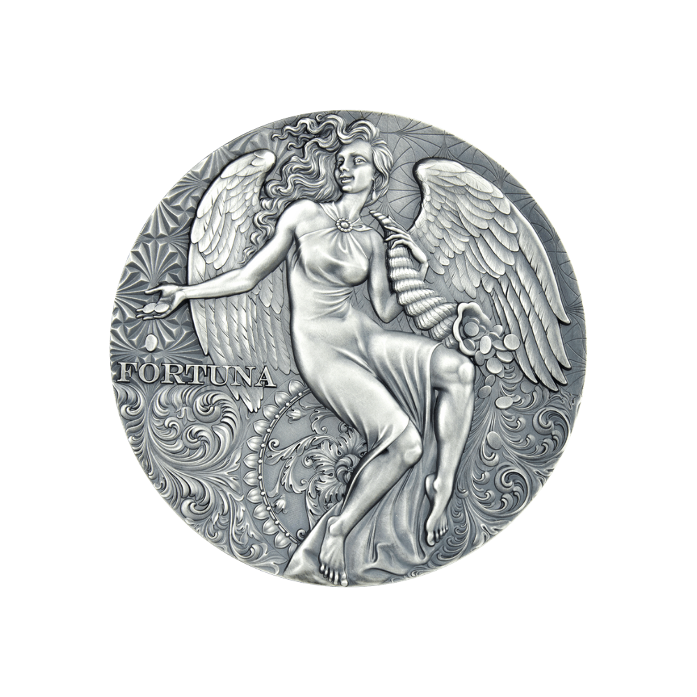 FORTUNA Celestial Beauty 2 Oz Silver Coin 2000 Francs Cameroon 2020
