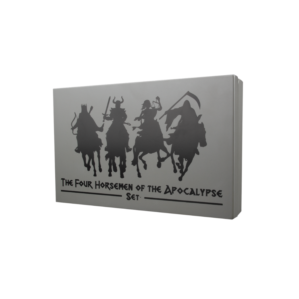 FOUR HORSEMEN OF APOCALYPSE Set 4 x 1 Oz Silver Coins $5 Barbados 2024
