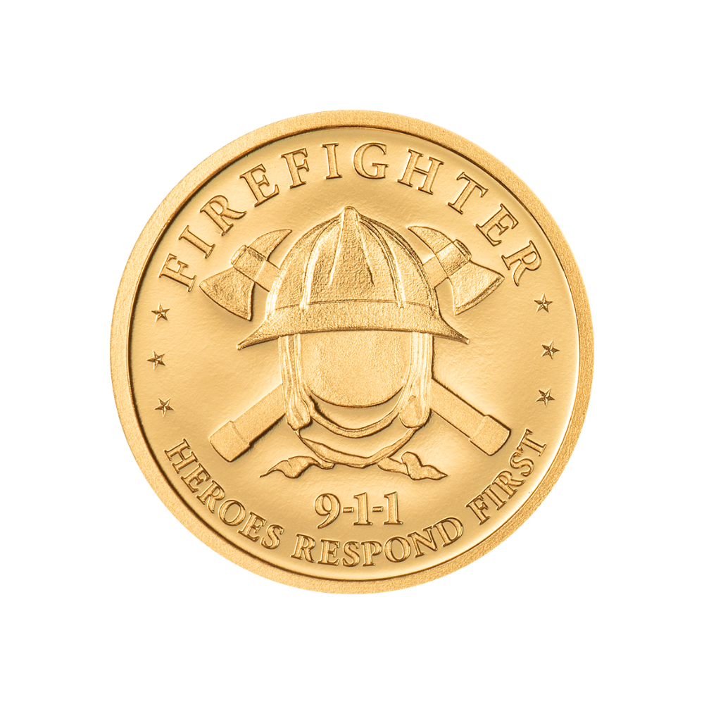 Firefighter First Responders Gold Coin 2026 - CIT Coin Invest AG