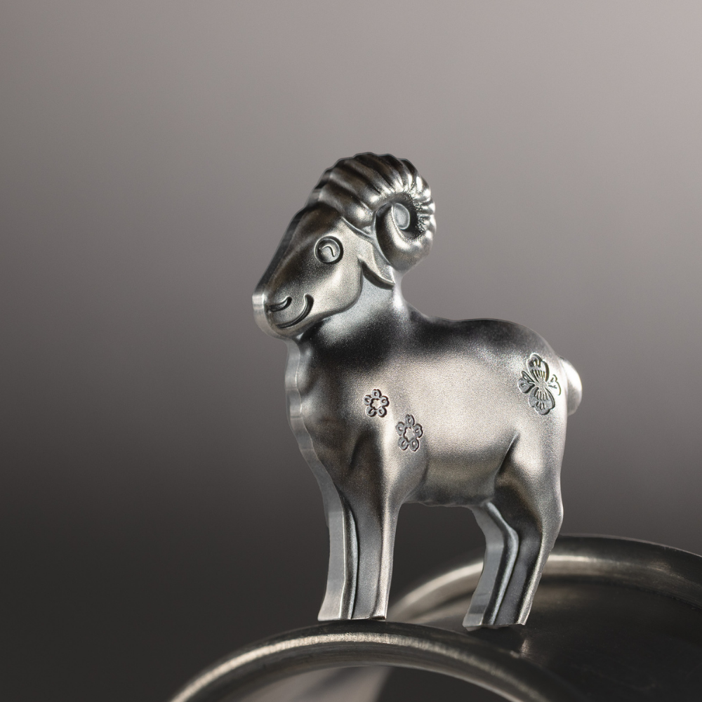 Fluffy Sheep Lunar Year Collection 1 Oz Silver Coin 2027 CIT COIN INVEST AG