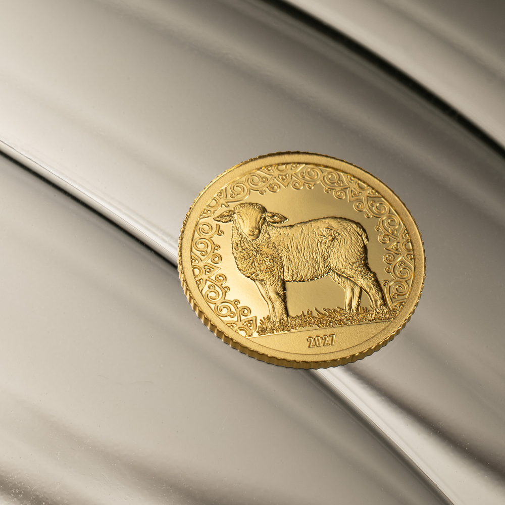 Fluffy Sheep Lunar Year Collection Gold Coin 2027