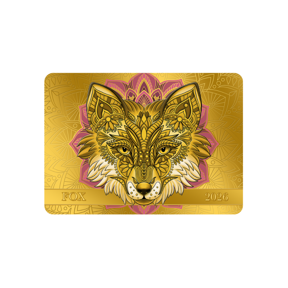 2026.3.31財守金蟾之日進斗金　新潟産上質碧玉 Fox Spirit Animals Collection 1/200 Oz Gold Coin 2026 -