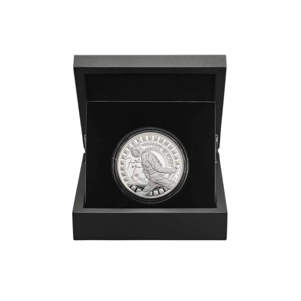 Freddie Mercury Legends Of Music 5 Oz Silver Coin 2025 MDM