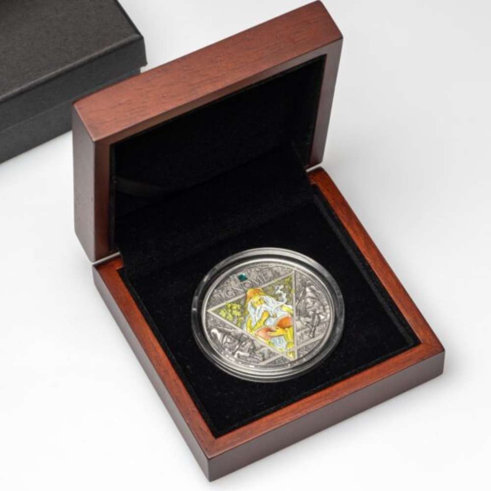 GNOME Elemental series 2 Oz Silver Coin 2000 Francs Cameroon 2024