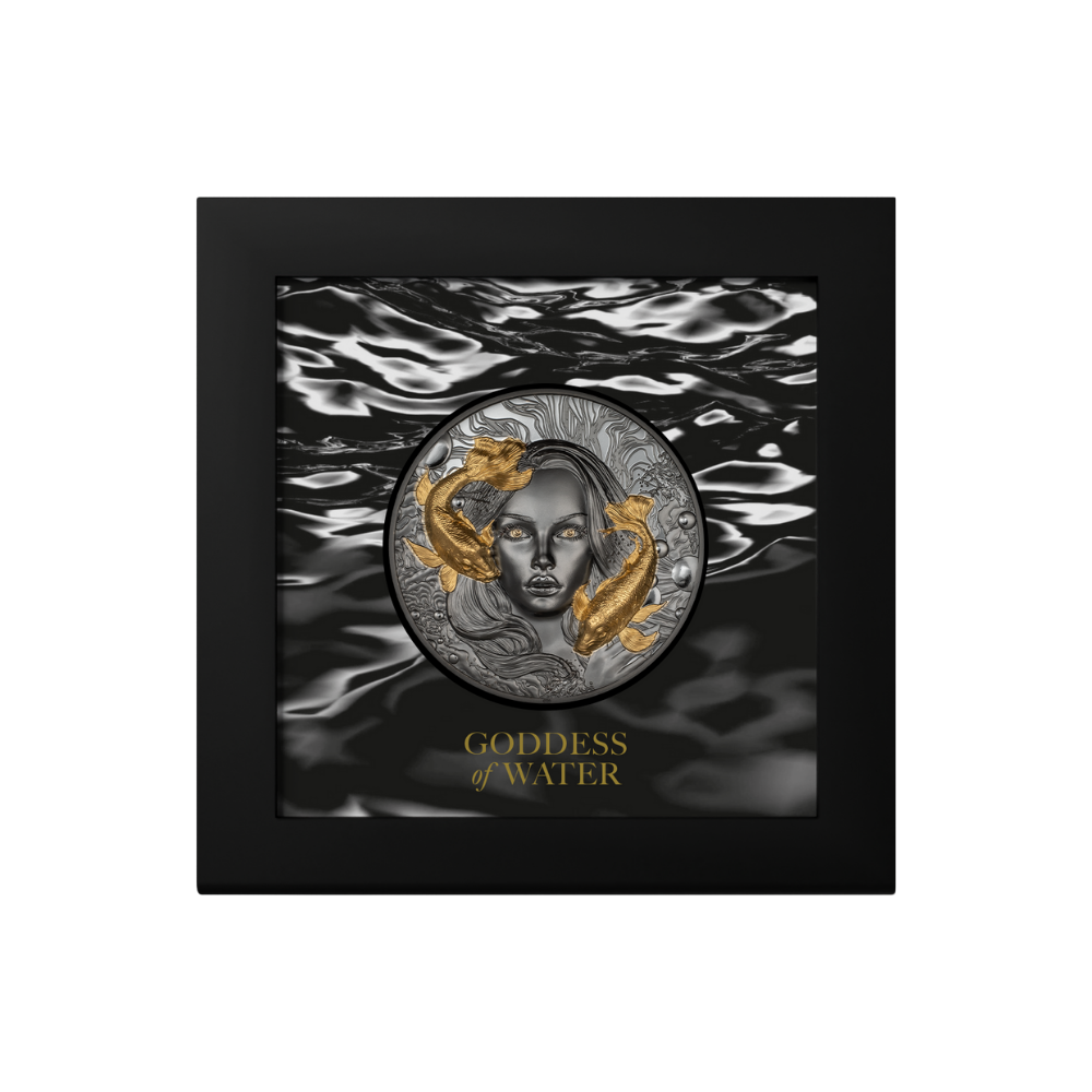 GODDESS OF WATER Greek Mythology 2 Oz Silver Coin $10 Palau 2024