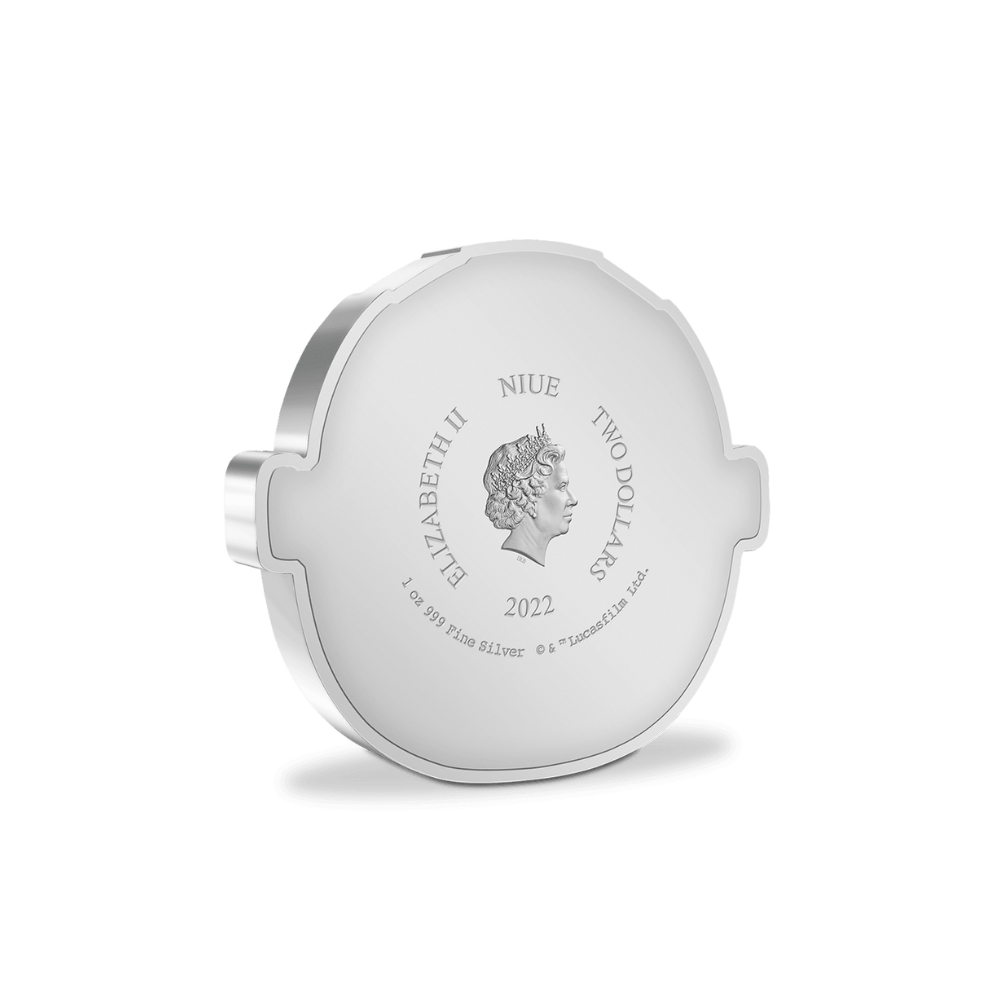 GROGU IN POD The Mandalorian 1 Oz Silver Coin $2 Niue 2022