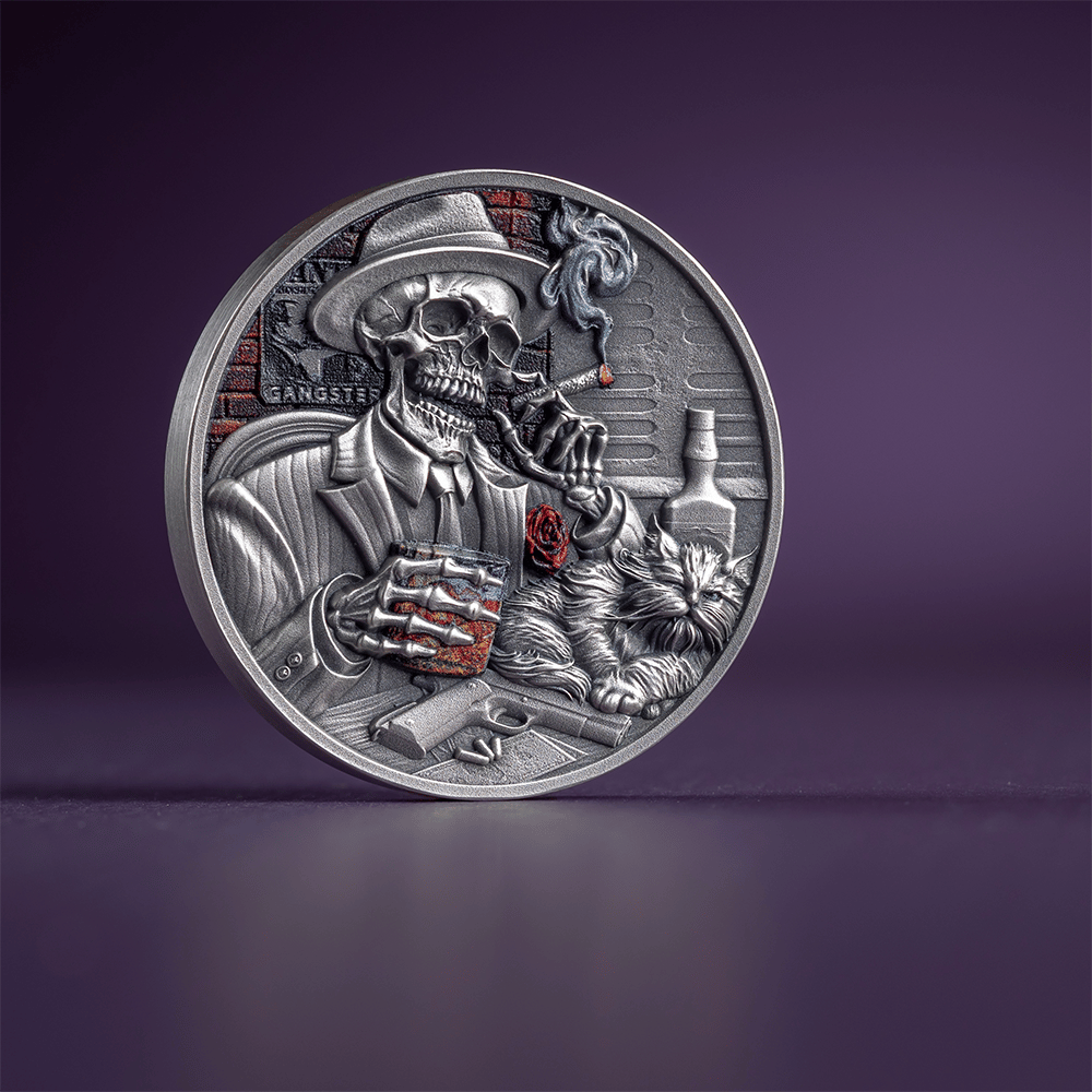 Gangster Memento Mori 1 Oz Silver Coin 2025