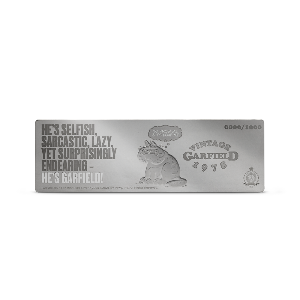 Nickelodeon Garfield's 1st Birthday Silver Collectible