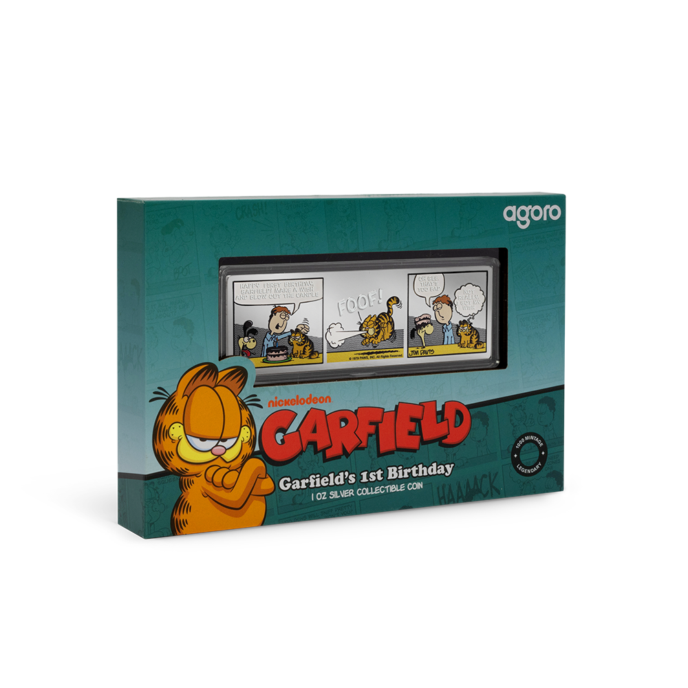 Nickelodeon Garfield's 1st Birthday Silver Collectible