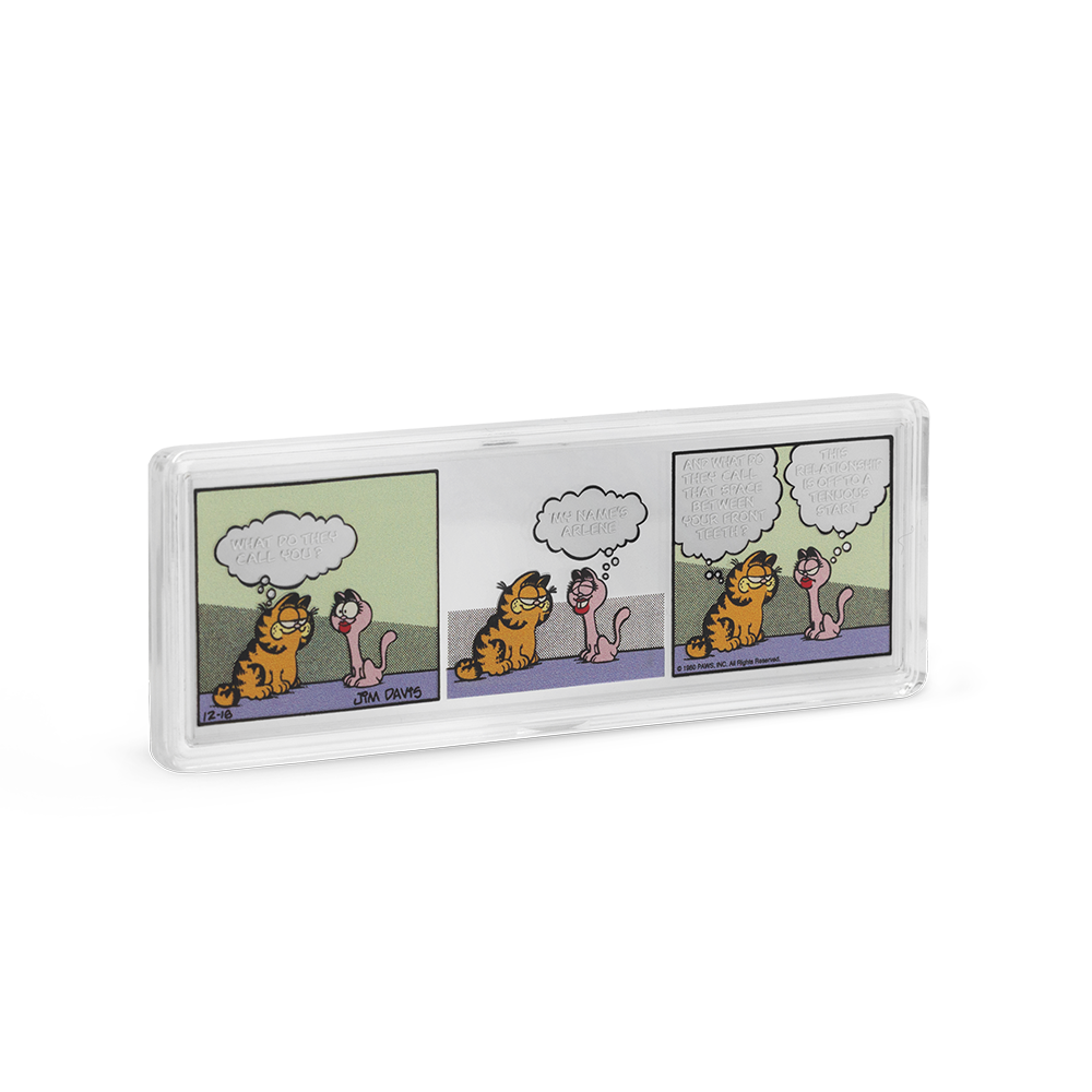 Nickelodeon Garfield & Arlene Silver Collectible AGORO