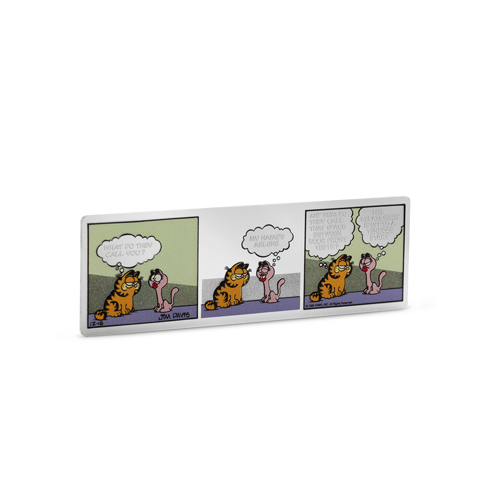 Nickelodeon Garfield & Arlene Silver Collectible AGORO