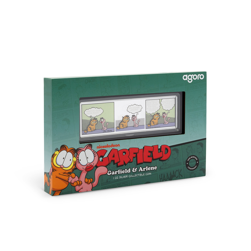 Nickelodeon Garfield & Arlene Silver Collectible AGORO