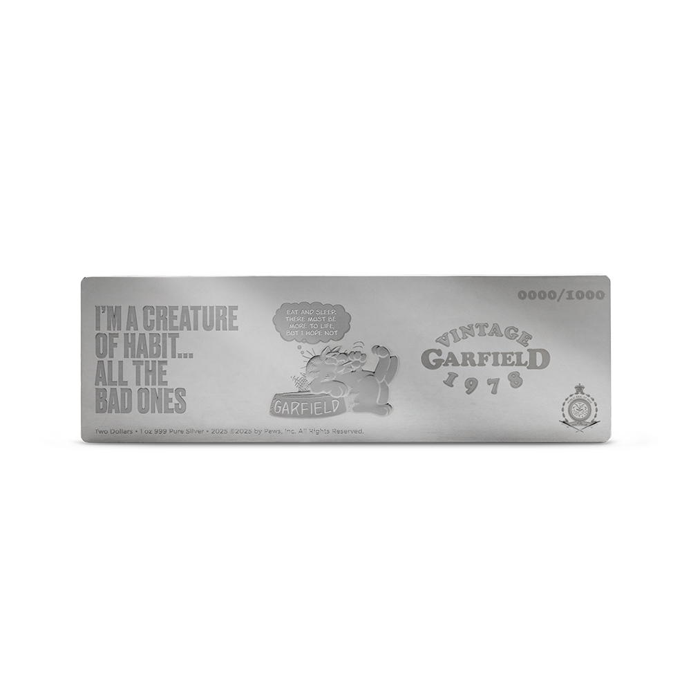 Nickelodeon Garfield First Ever Silver Collectible AGORO