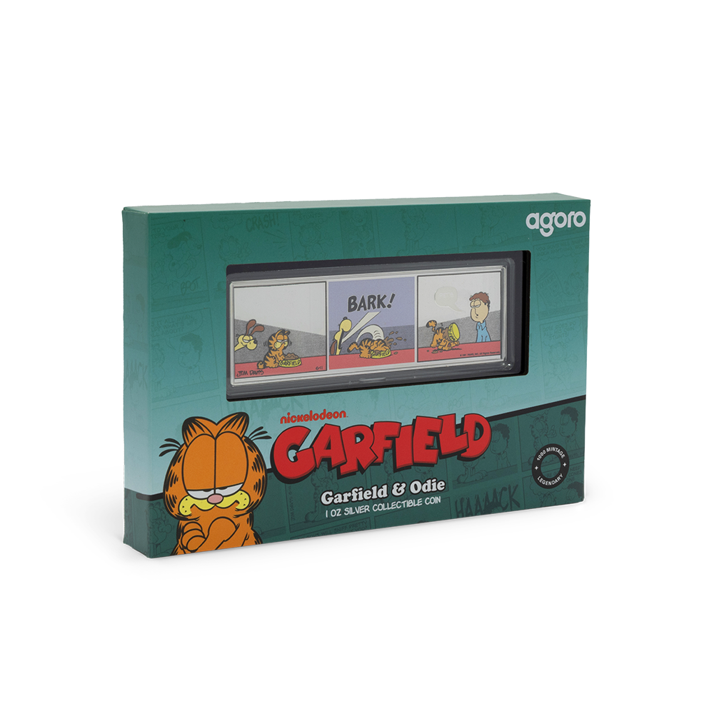 Nickelodeon Garfield & Odie Silver Collectible AGORO