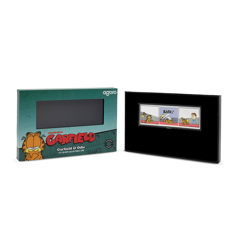 Nickelodeon Garfield & Odie Silver Collectible AGORO