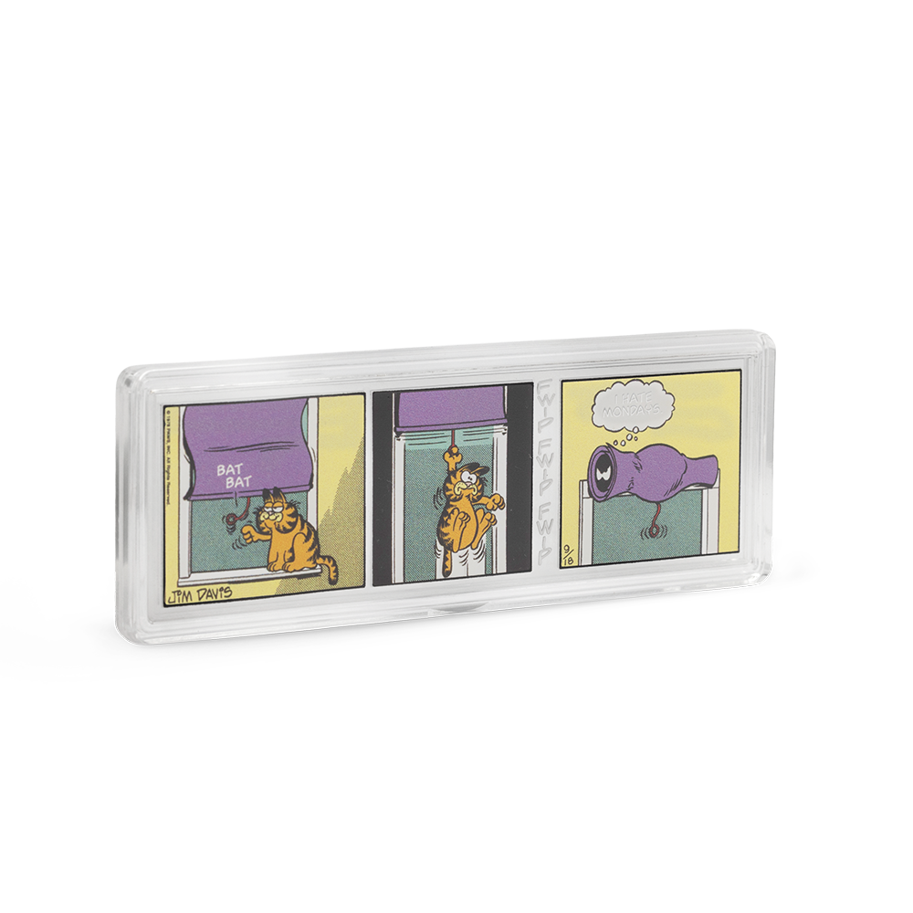 Nickelodeon Garfield 'I Hate Mondays' Silver Collectible