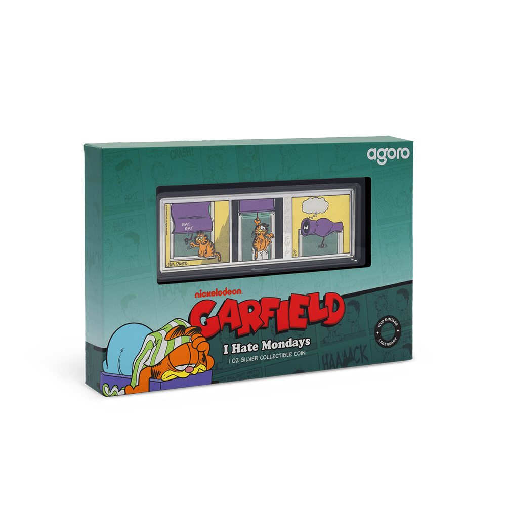 Nickelodeon Garfield 'I Hate Mondays' Silver Collectible