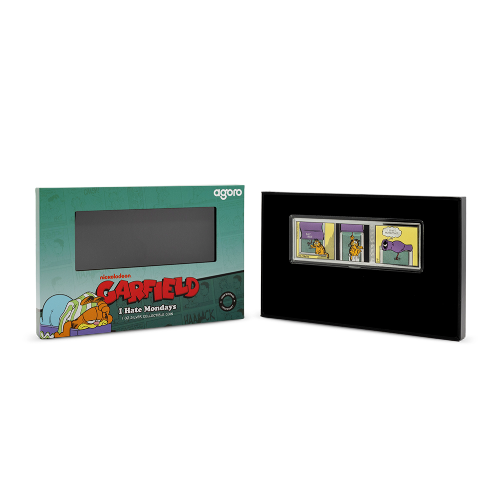 Nickelodeon Garfield 'I Hate Mondays' Silver Collectible