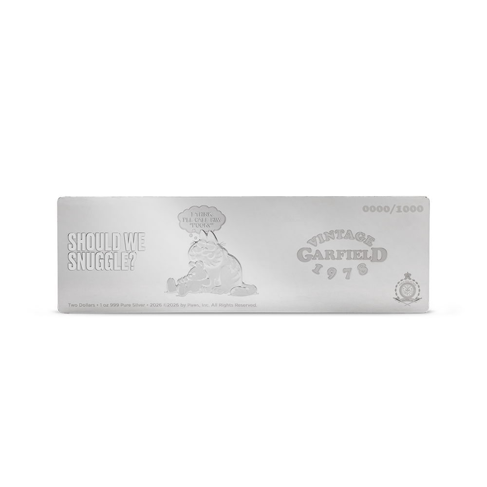 Nickelodeon Garfield & Pooky Silver Collectible AGORO