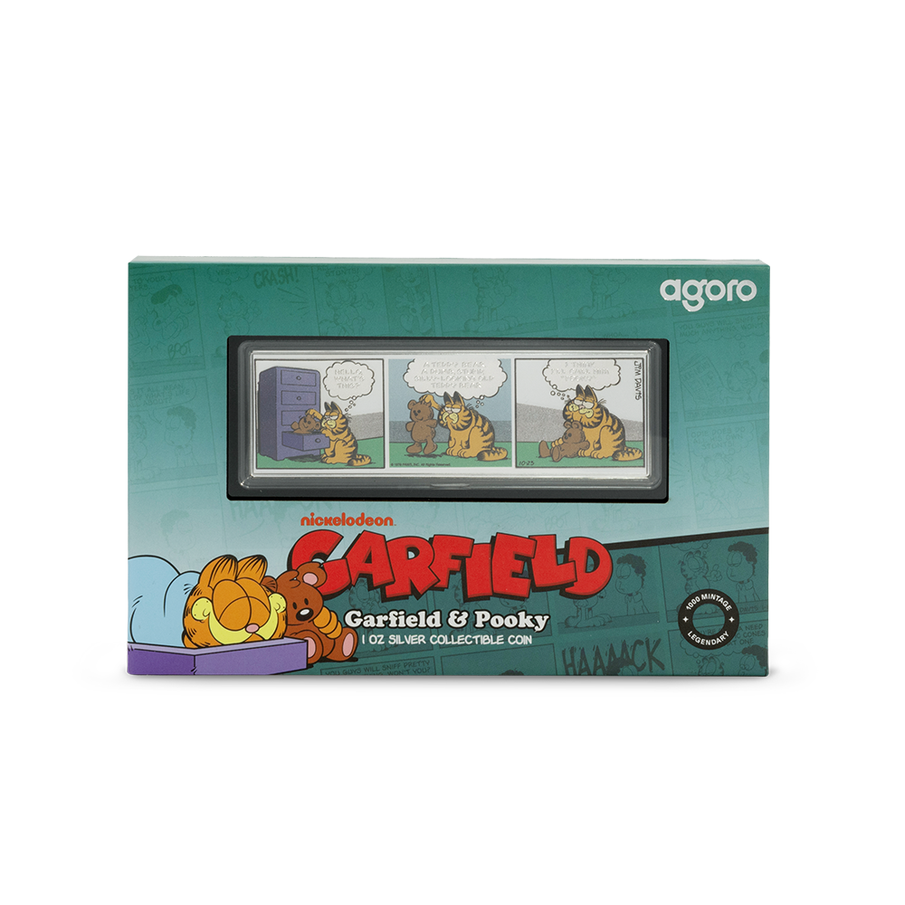 Nickelodeon Garfield & Pooky Silver Collectible AGORO