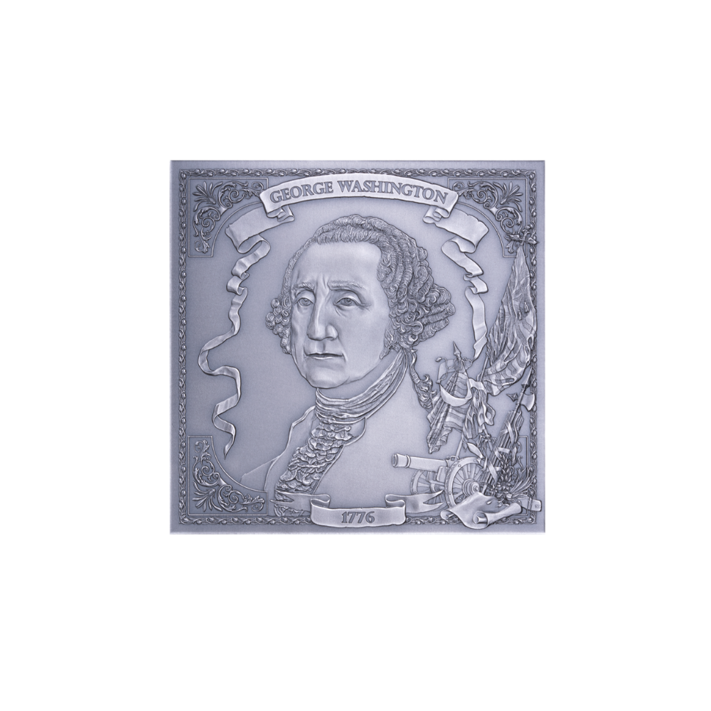 George Washington Cube 6 Oz Silver Coin 2026