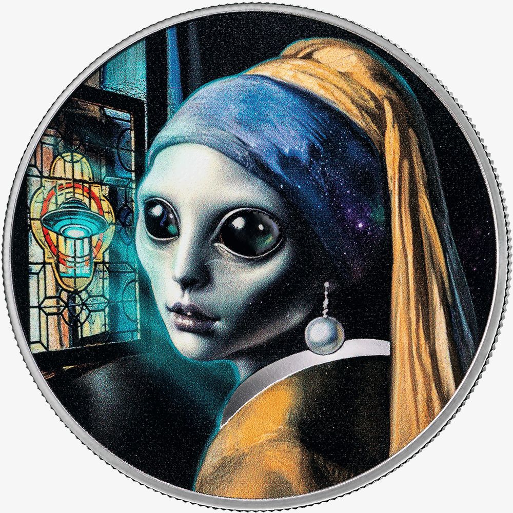 Girl With a Pearl Earring Strangers Among Us 1 Oz Silver Coin 2025