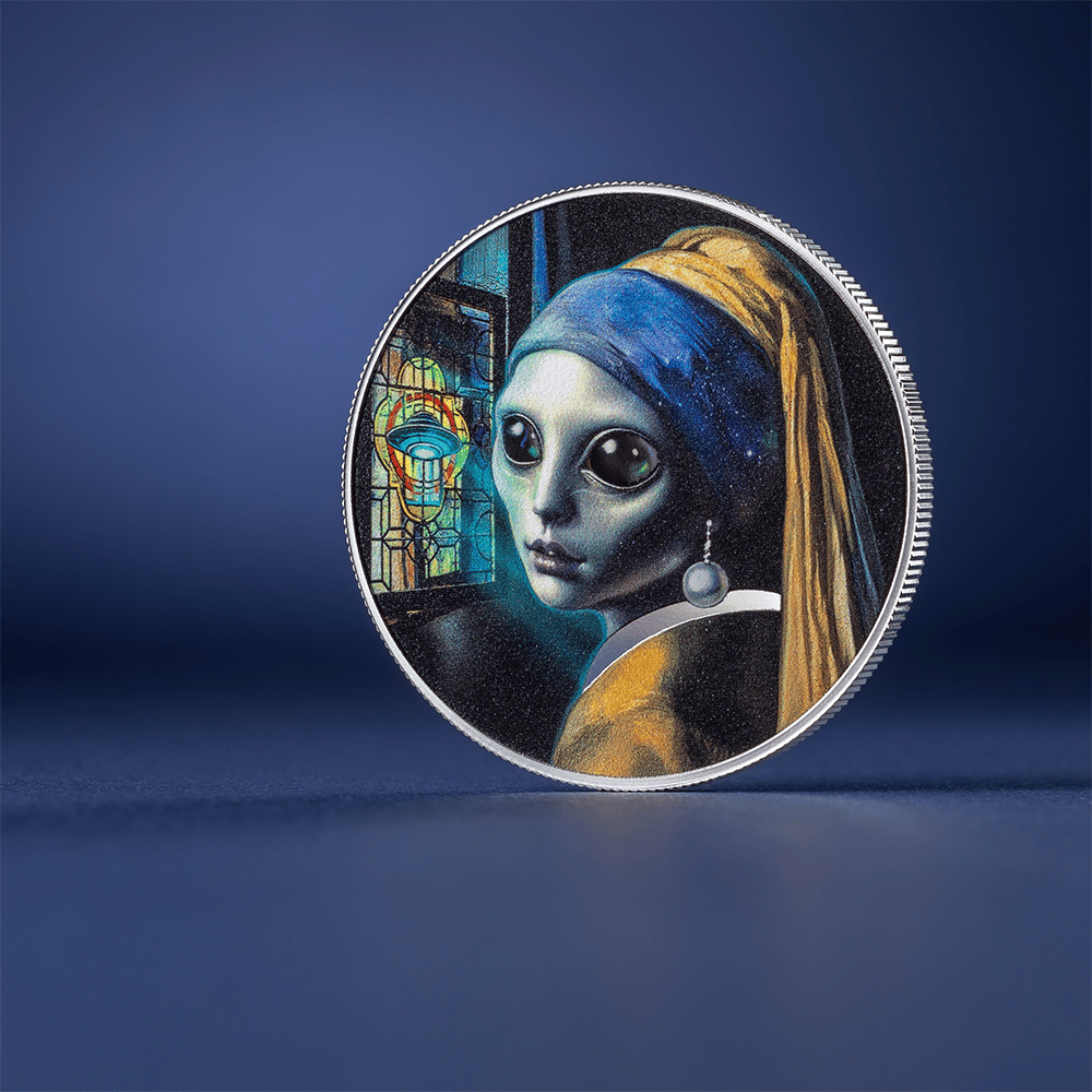 Girl With a Pearl Earring Strangers Among Us 1 Oz Silver Coin 2025