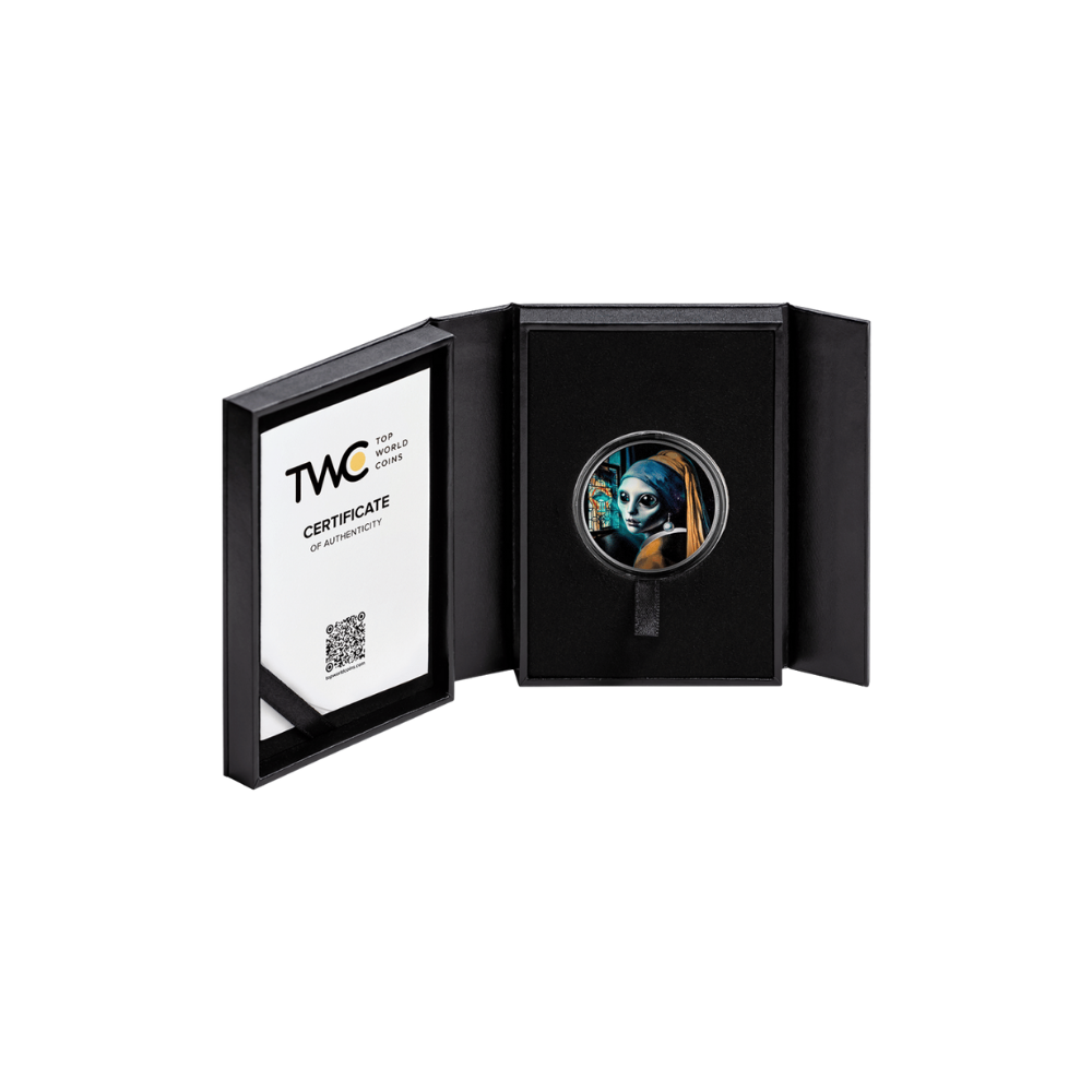 Girl With a Pearl Earring Strangers Among Us 1 Oz Silver Coin 2025