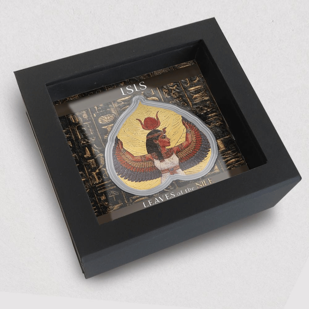 Goddess of wisdom Leaves of the Nile 1 Oz Silver Coin 2025