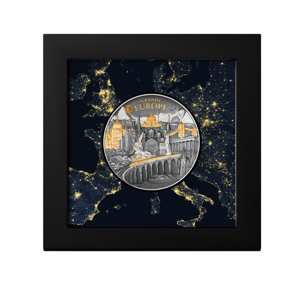 Grande Europe Hidden Treasure 3 Oz Silver Coin 2025 CIT COIN INVEST AG