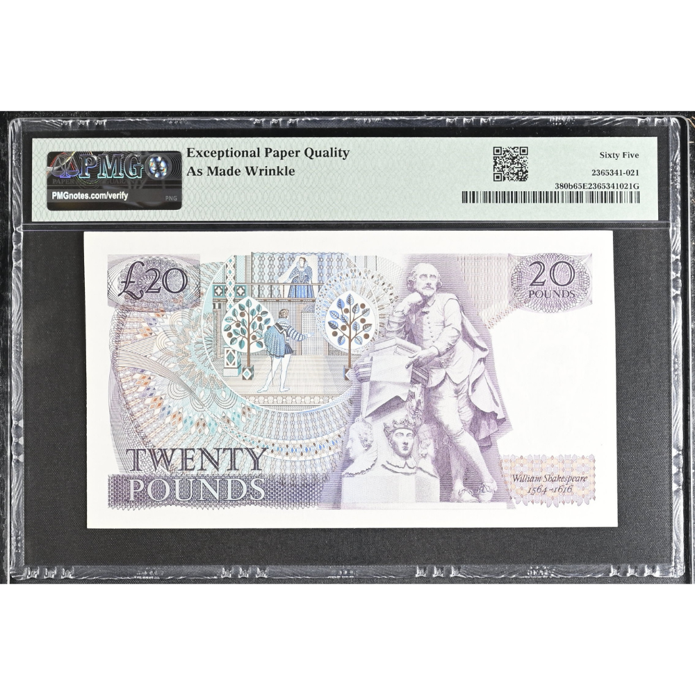 Great Britain 20 Pounds ND 1970-80 Pick 380b Gem UNC 65 EPQ