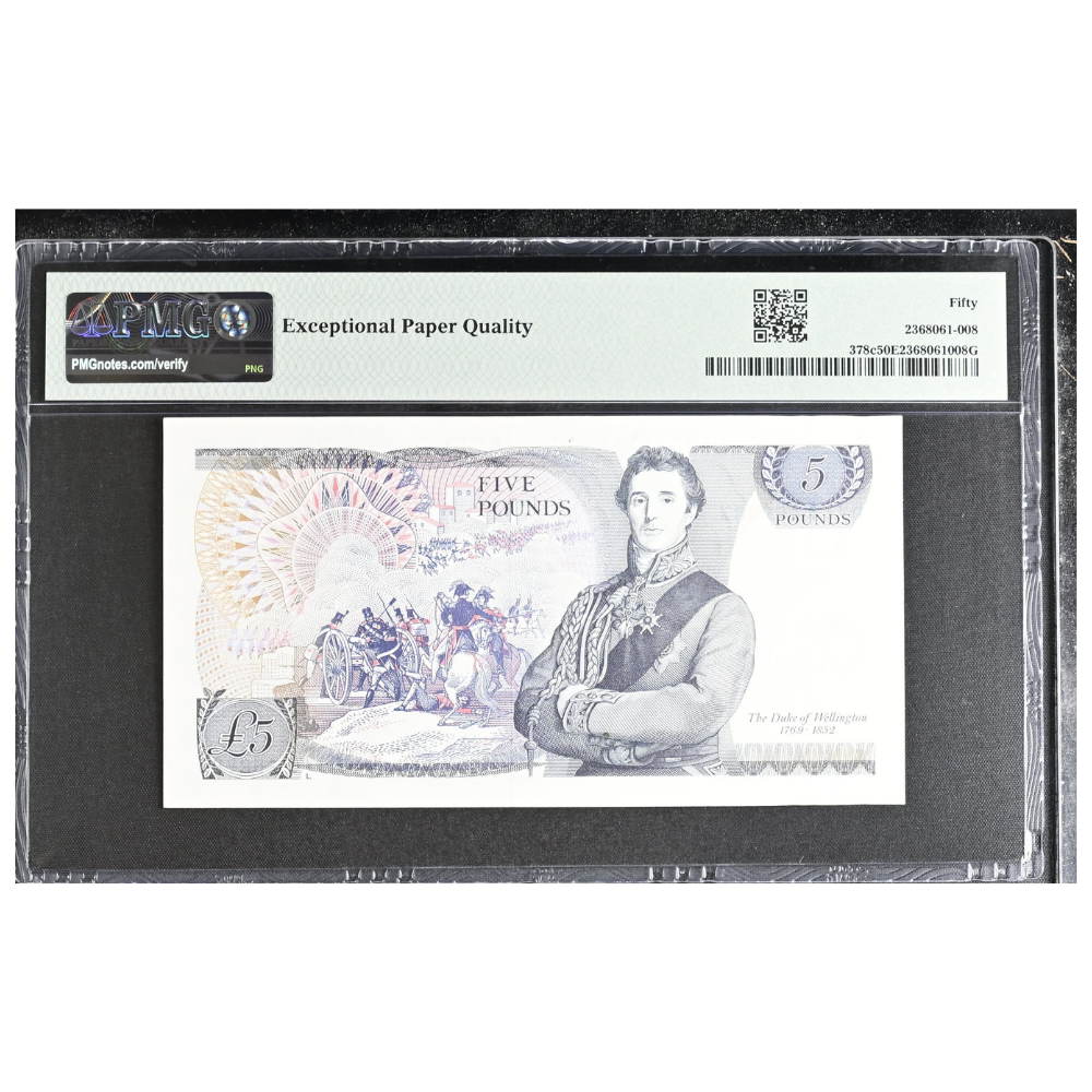 Great Britain 5 Pounds ND 1980-87 Pick 378c About UNC 50 EPQ