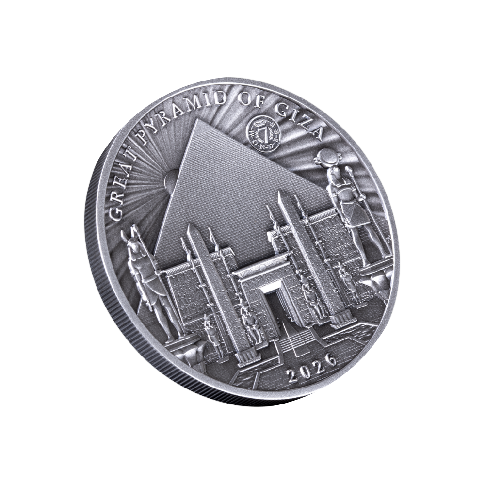 Great Pyramids of Giza Silver Coin 2026