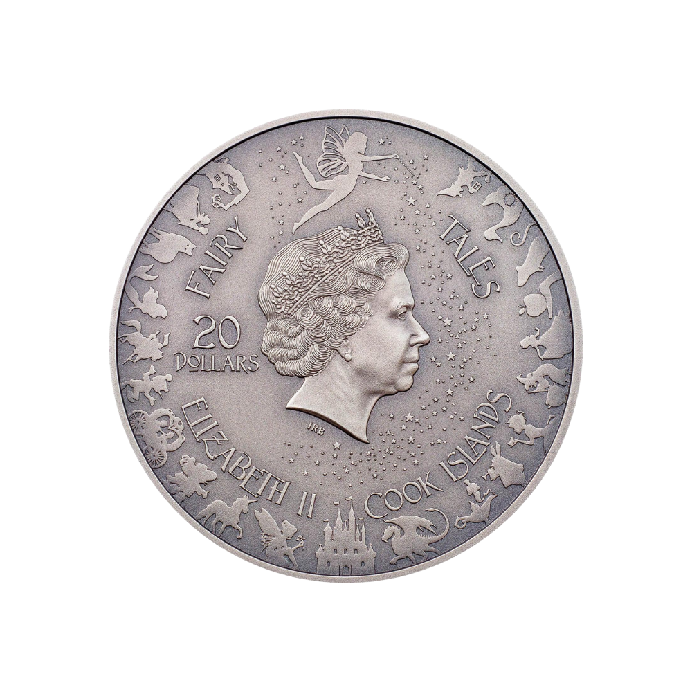 HANSEL AND GRETEL Fairy Tales Fables 3 Oz Silver Coin $20 Cook Islands 2022