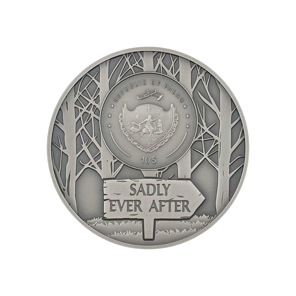 HANSEL AND GRETEL Fear Tales 2 Oz Silver Coin $10 Palau 2021