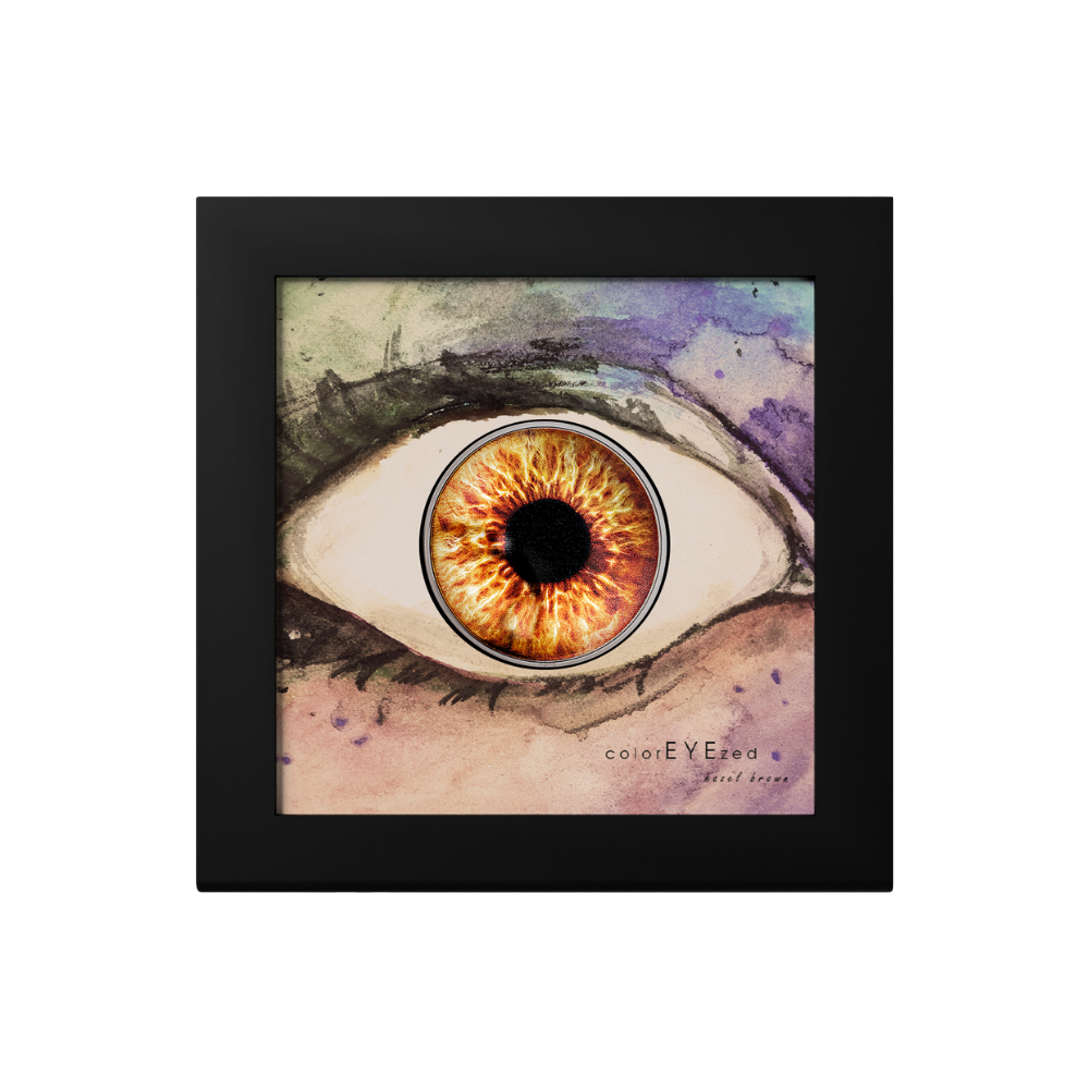 HAZEL BROWN Coloreyezed Eye 1 Oz Silver Coin $5 Palau 2023