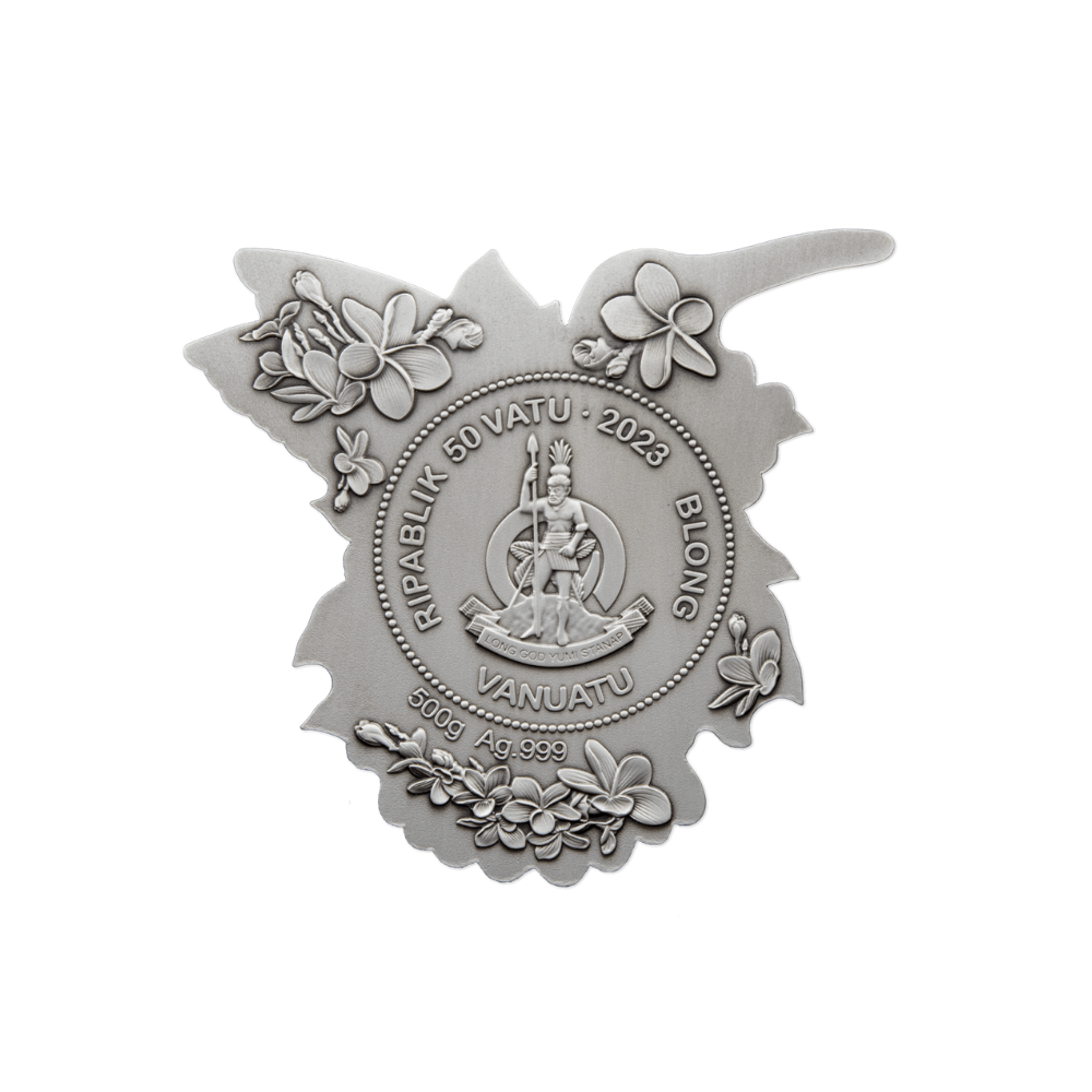 HUMMINGBIRD Silver Coin 50 Vatu Vanuatu 2023