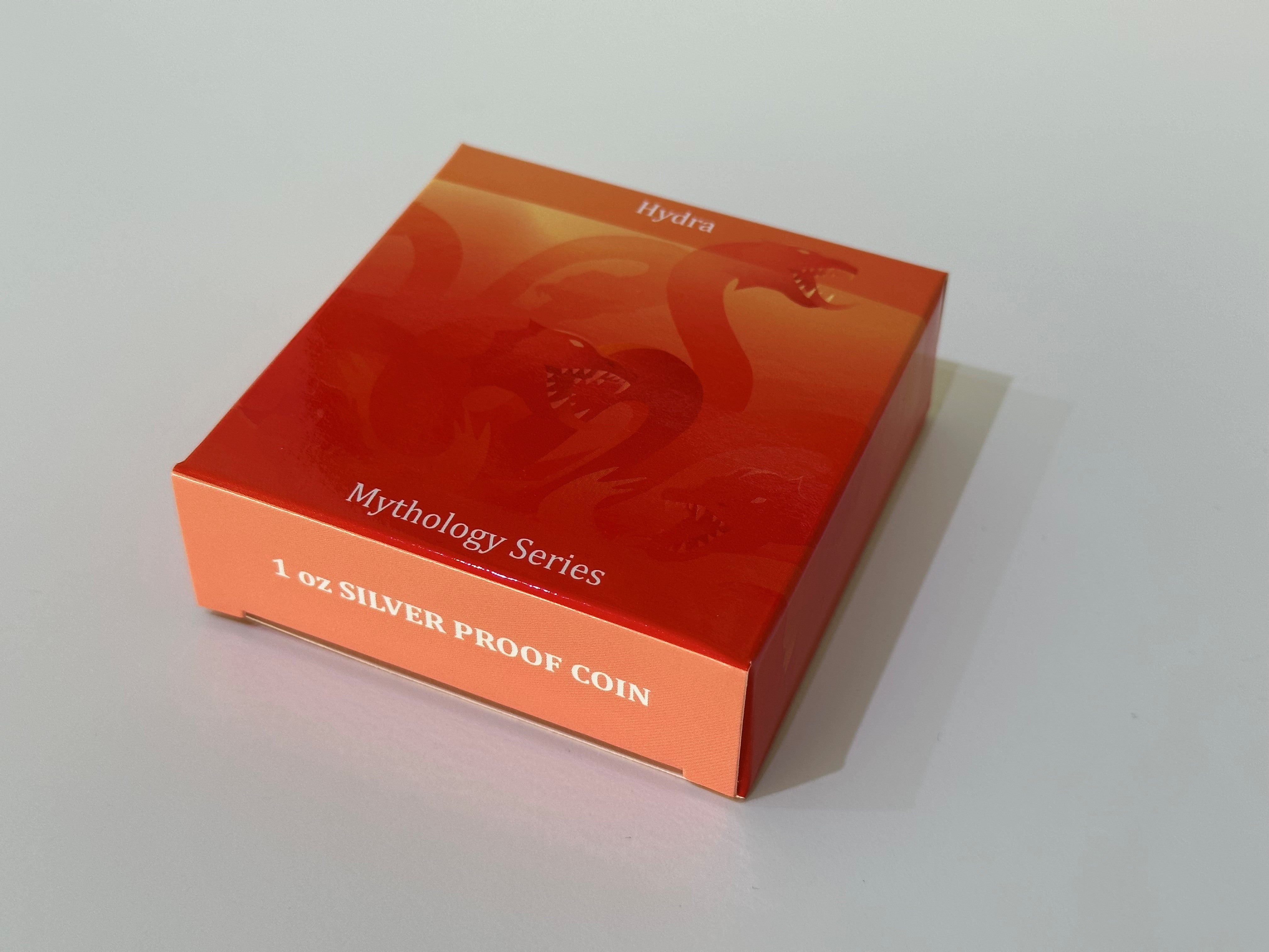 HYDRA Mythical Creatures 1 Oz Silver Coin 1000 Shillings Tanzania 2022