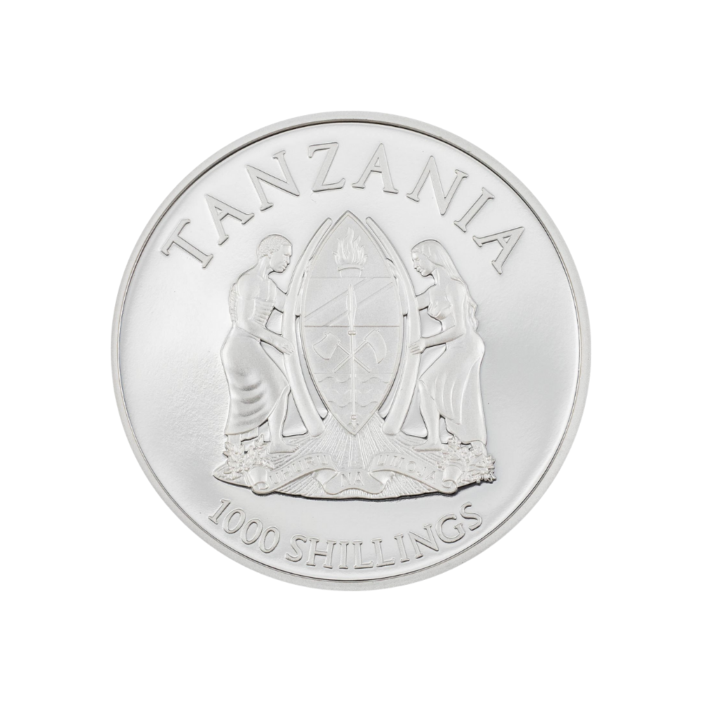 HYDRA Mythical Creatures 1 Oz Silver Coin 1000 Shillings Tanzania 2022