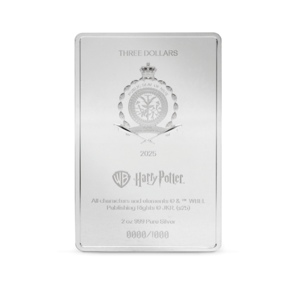HARRY POTTER™ Harry Potter and the Prisoner of Azkaban Silver Coin obverse - Agoro by New Zealand Mint