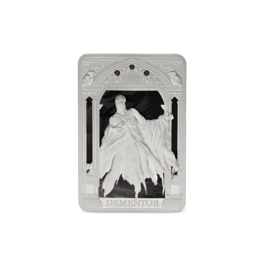 Harry Potter™ Magical Creatures Dementor Silver Coin reverse agoro