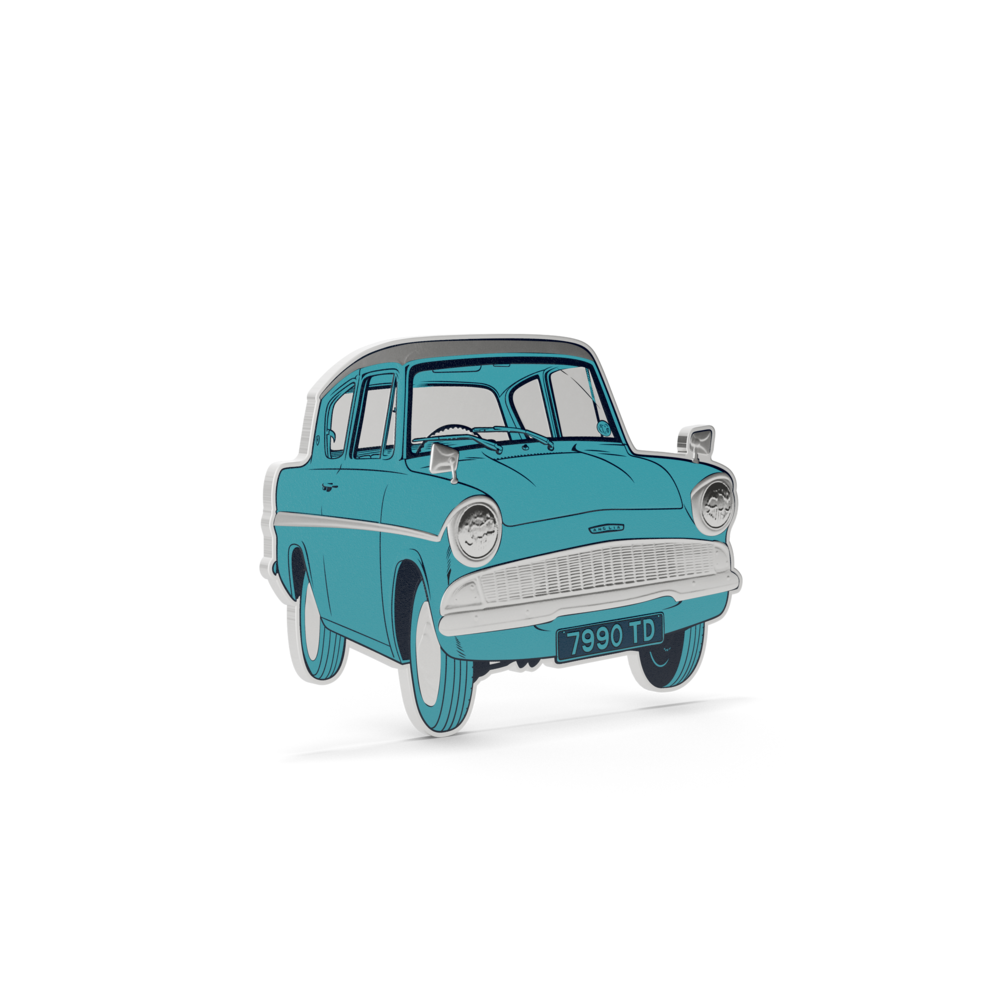 HARRY POTTER™ Ford Anglia Silver Coin